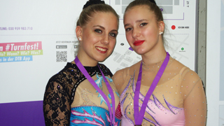 DTB-Cup Gymnastik 2017, Lea Hück und Soraya Hajou