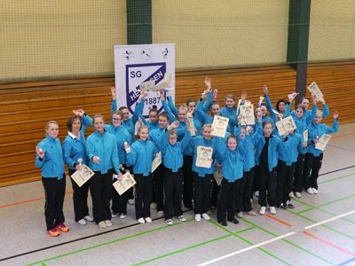 Gruppenbild Rhönradturner SGH 2014