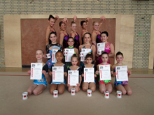 Stadtmeisterschaften RSG 2015 P-K-Übungen, Gymnastinnen ETB